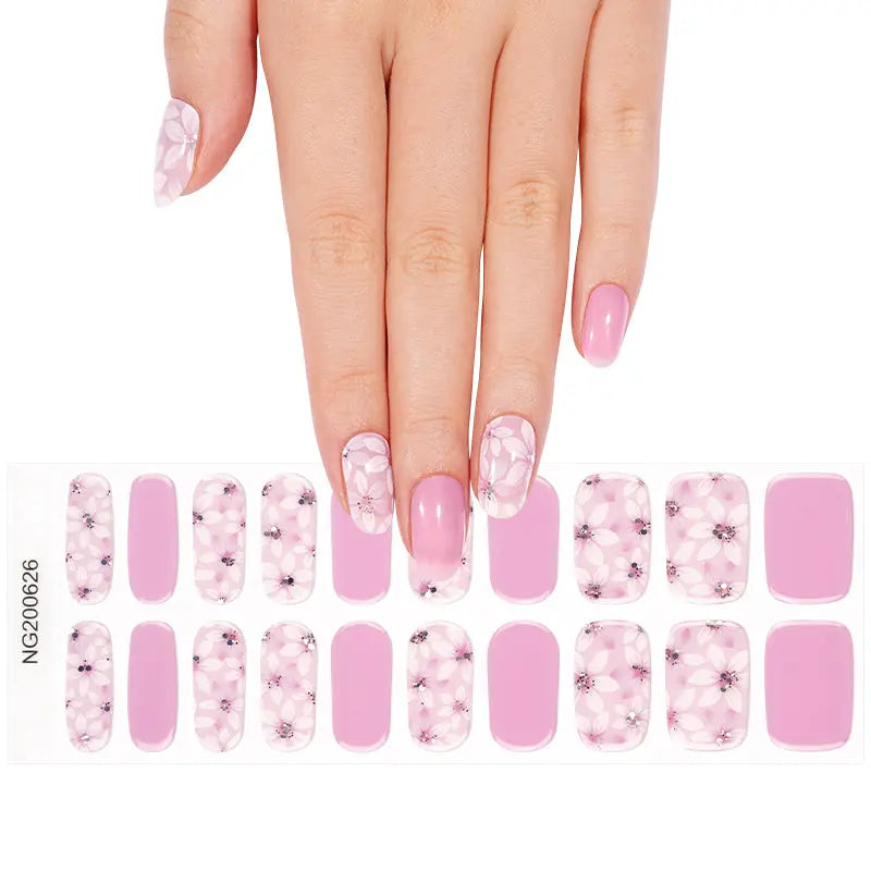 2025 Hot Selling Korea Strip Long Last Healthy Uv Light Gel — Semi-Cured Gel Nail Wraps