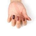 Tortoiseshell semi-cured gel nail wraps