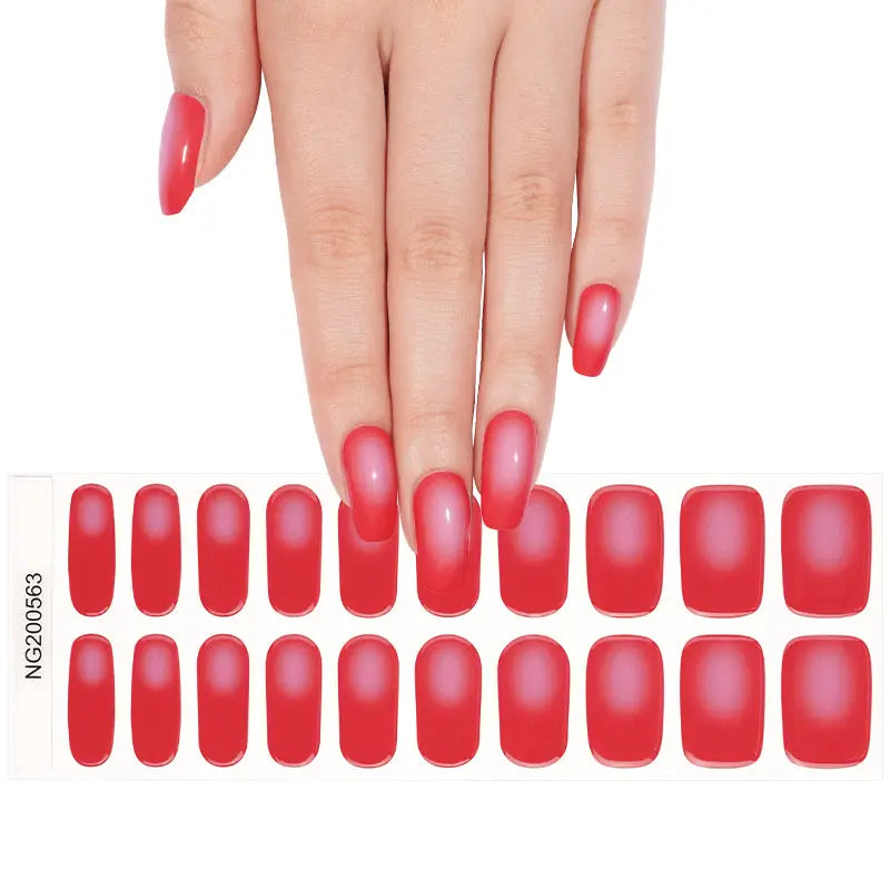 Fashion-Forward Nail Wraps For Resale — Semi-Cured Gel Nail Wraps