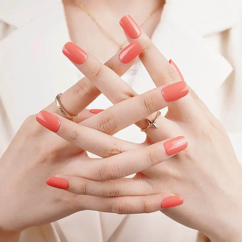 Brighten Your Inventory Orange Lacquer Wraps From — Semi-Cured Gel Nail Wraps