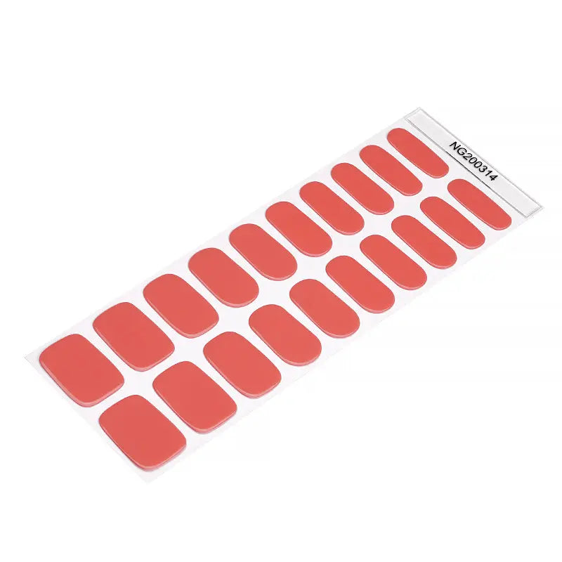 Brighten Your Inventory Orange Lacquer Wraps From — Semi-Cured Gel Nail Wraps