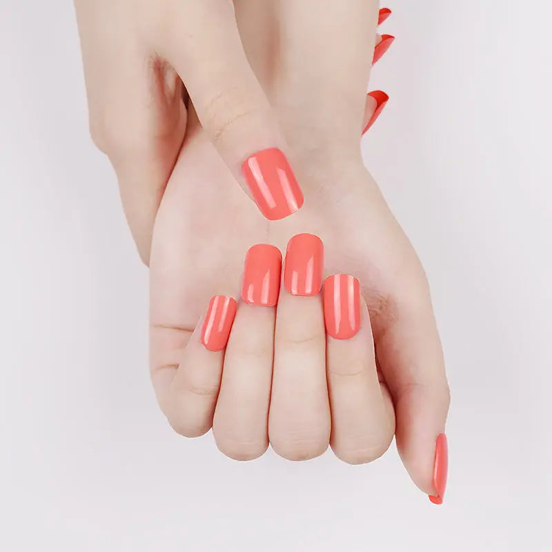 Brighten Your Inventory Orange Lacquer Wraps From — Semi-Cured Gel Nail Wraps