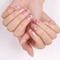 Bulk Best Gel Sticker Pink Rose Garden Art Wraps — Semi-Cured Gel Nail Wraps