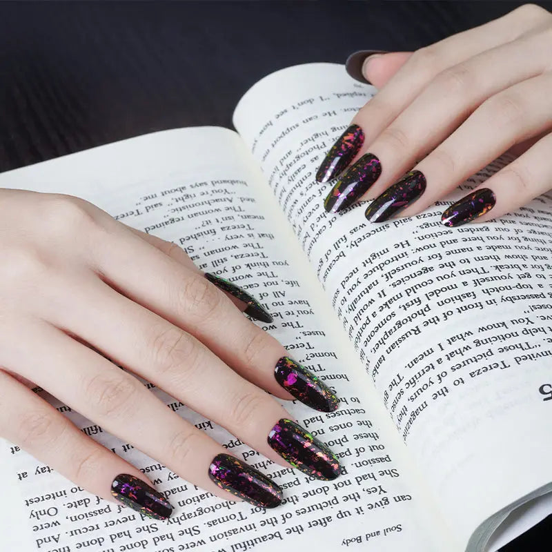Purple Charm — Semi-Cured Gel Nail Wraps