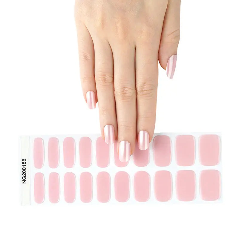 Bulk Gel That Are Made From High-Quality Materials Pink Diamond — Semi-Cured Gel Nail Wraps