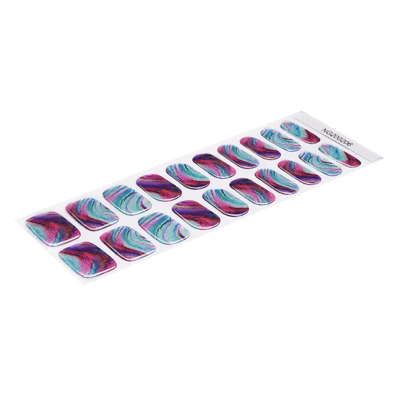 Bulk Art Stickers For Gel Distributor Retro Marble — Semi-Cured Gel Nail Wraps
