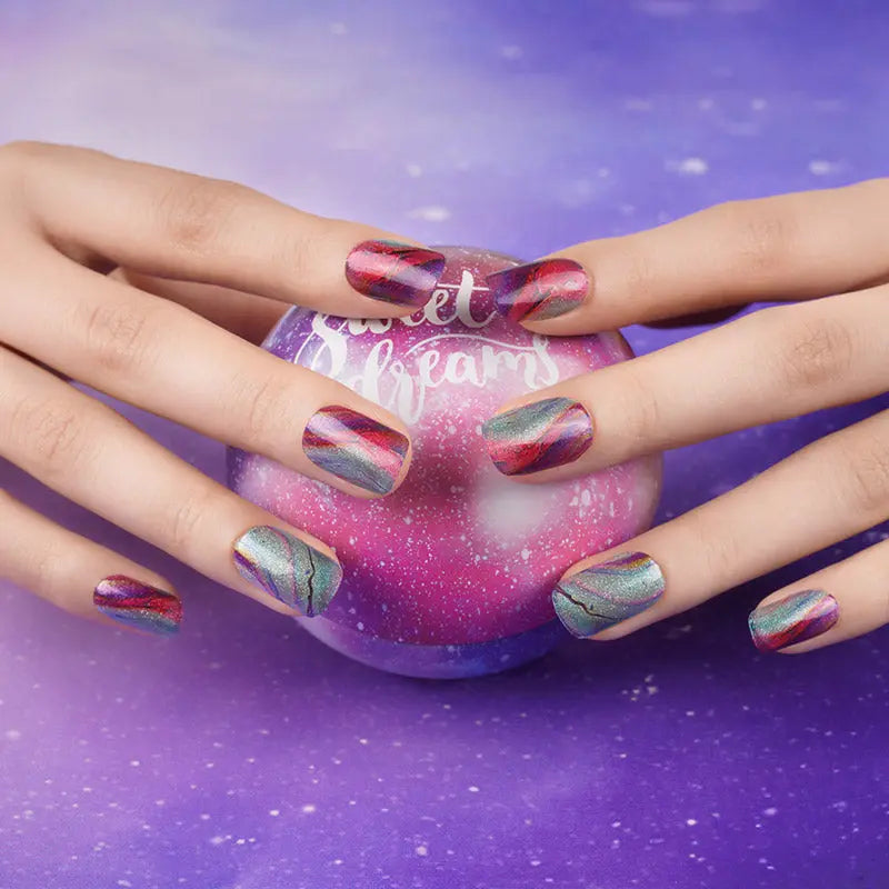 Bulk Art Stickers For Gel Distributor Retro Marble — Semi-Cured Gel Nail Wraps