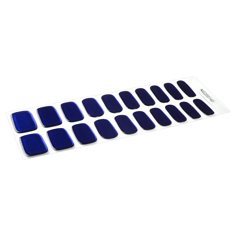 Aurora Klein Blue — Semi-Cured Gel Nail Wraps