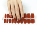 Solid Red — Semi-Cured Gel Nail Wraps