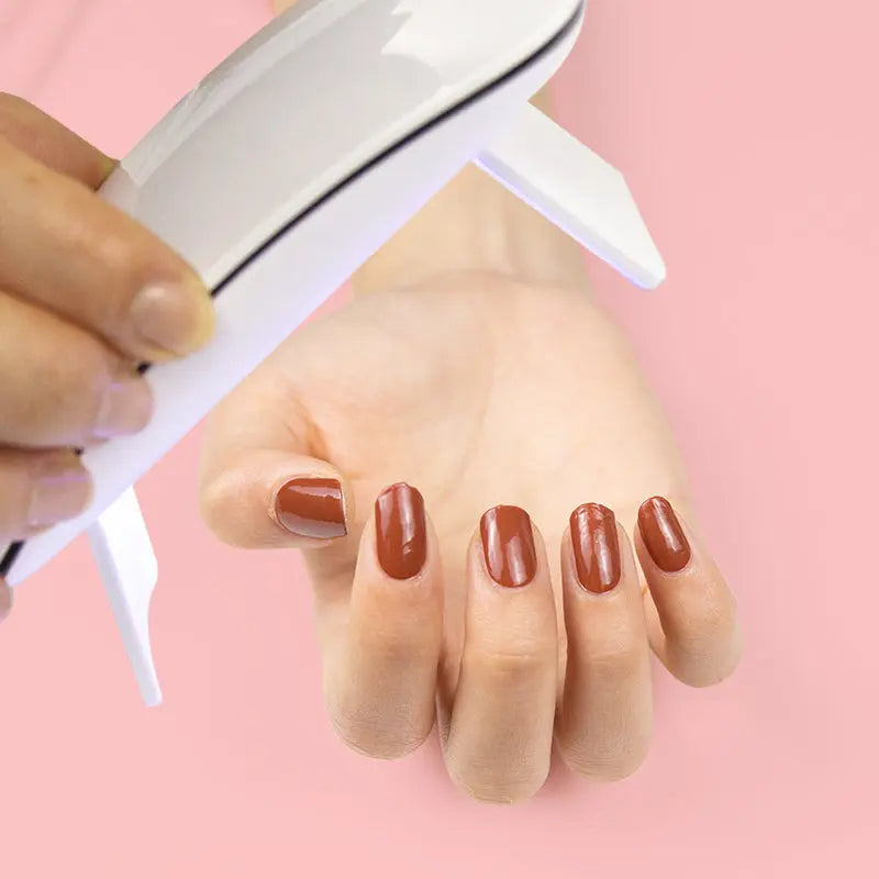 Solid Red — Semi-Cured Gel Nail Wraps