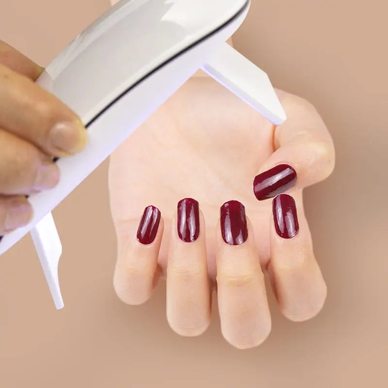 Charm Red — Semi-Cured Gel Nail Wraps