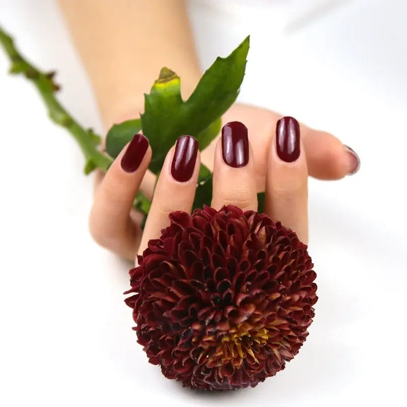 Charm Red — Semi-Cured Gel Nail Wraps
