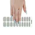 Glitter Slivery — Semi-Cured Gel Nail Wraps