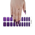 Aurora Violet Purple — Semi-Cured Gel Nail Wraps