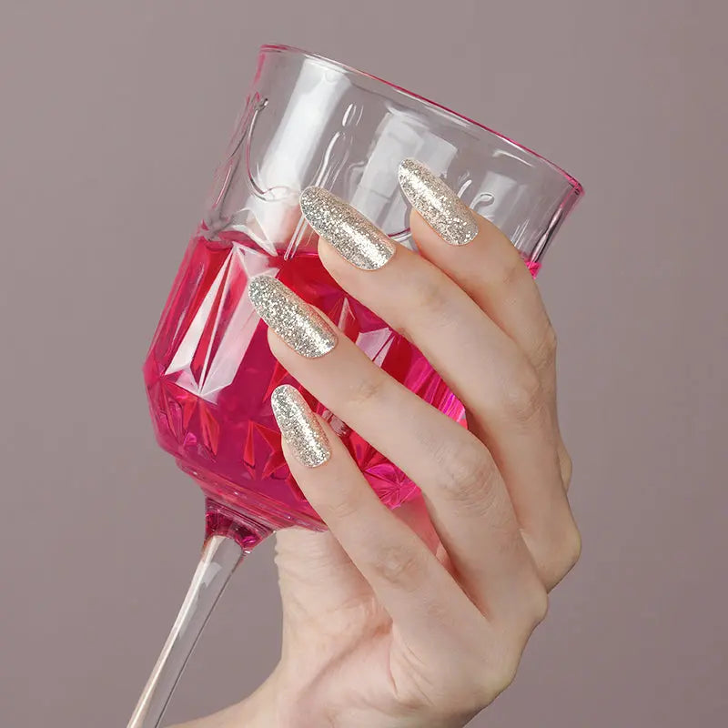 Bright Glitter — Semi-Cured Gel Nail Wraps