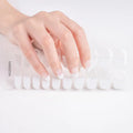 Pure White — Semi-Cured Gel Nail Wraps