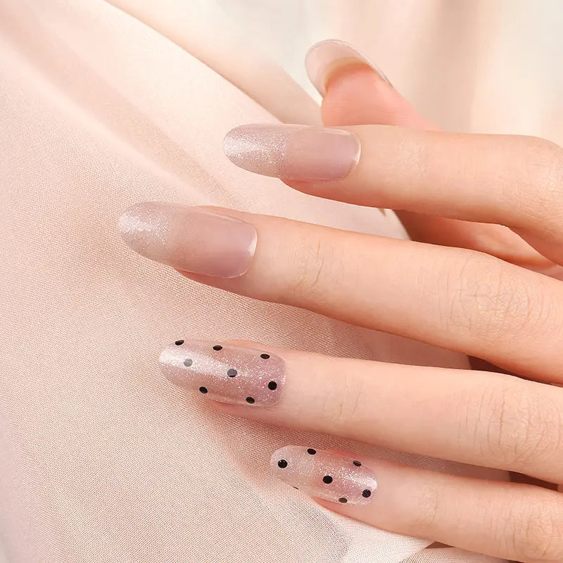 Bulk Order Best Gel Polka Dot Strips — Semi-Cured Gel Nail Wraps
