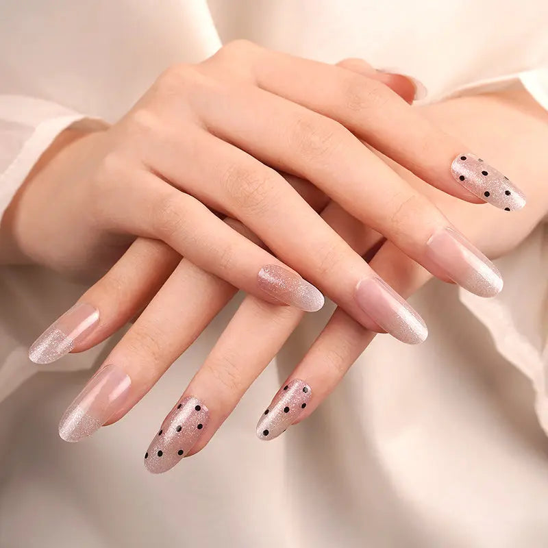 Bulk Order Best Gel Polka Dot Strips — Semi-Cured Gel Nail Wraps