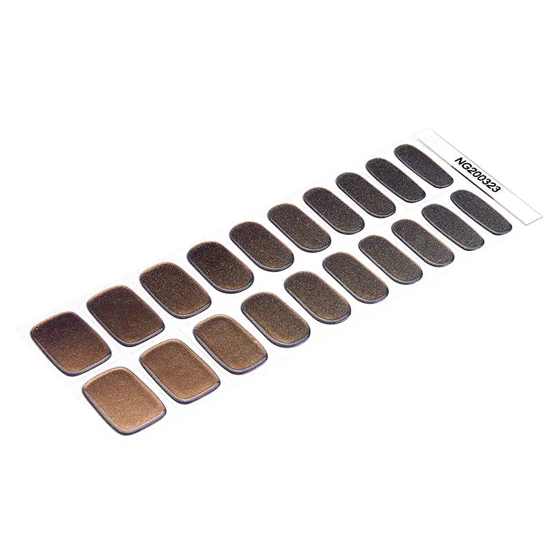 Bulk Order Blue Ombre Gel Laser Glitter Whoelsale Gel Stickers — Semi-Cured Gel Nail Wraps