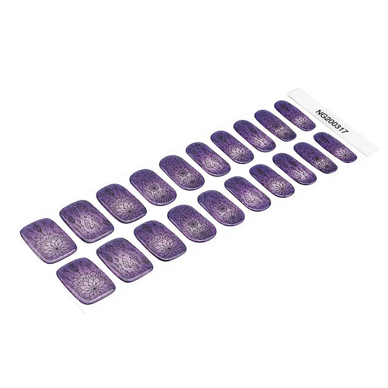 Bulk Order Dream Catcher Mandala Design Gel — Semi-Cured Gel Nail Wraps