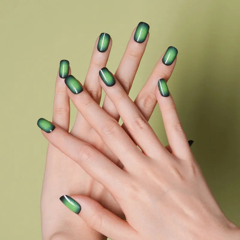 Bulk Order Uv Stickers Green Light — Semi-Cured Gel Nail Wraps