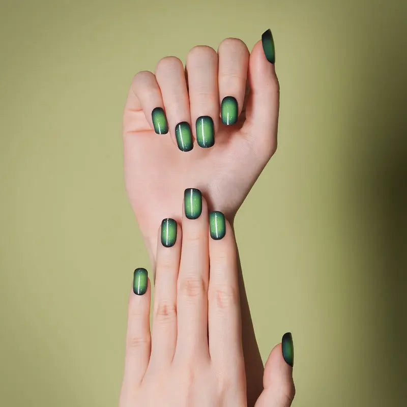 Bulk Order Uv Stickers Green Light — Semi-Cured Gel Nail Wraps