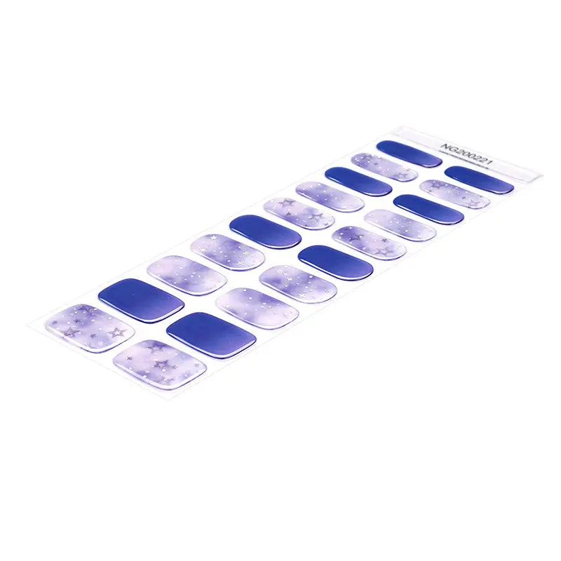 Create Your Own Stickers Star Art — Semi-Cured Gel Nail Wraps