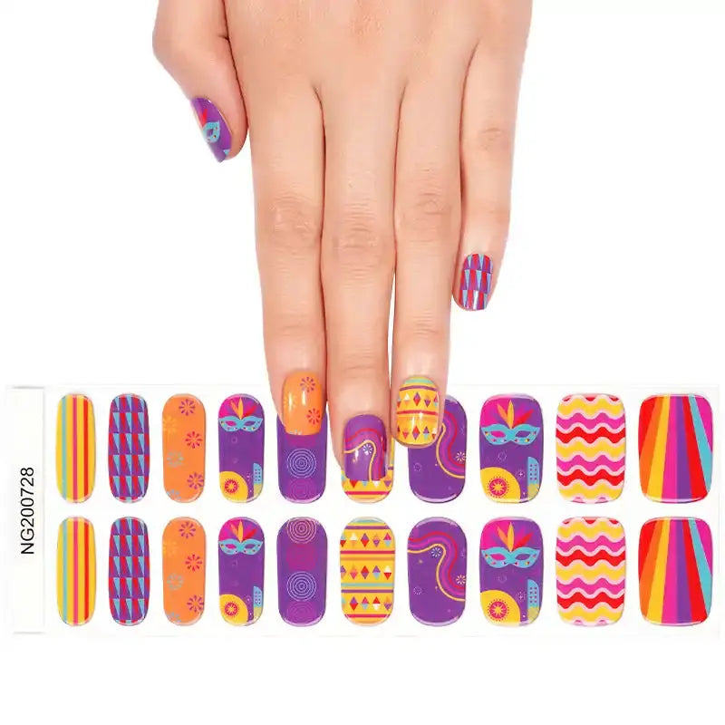 Carnival — Semi-Cured Gel Nail Wraps