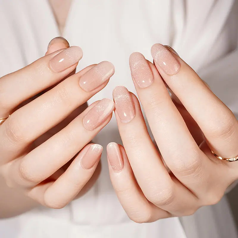 Cat-eye French Designs Strips — Semi-Cured Gel Nail Wraps