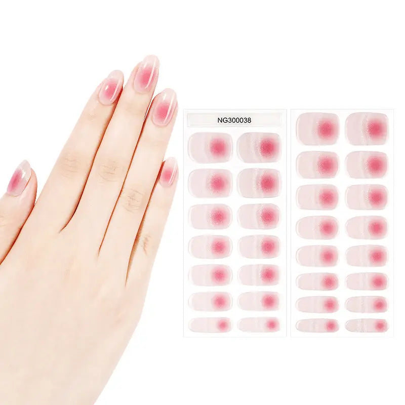 Cat-eye Designs Pink Ombre Strips — Semi-Cured Gel Nail Wraps