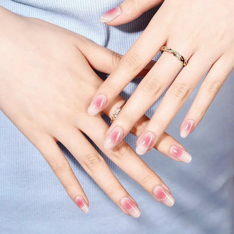 Cat-eye Designs Pink Ombre Strips — Semi-Cured Gel Nail Wraps