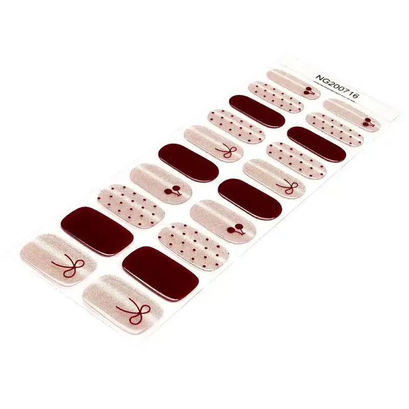 Cherry — Semi-Cured Gel Nail Wraps
