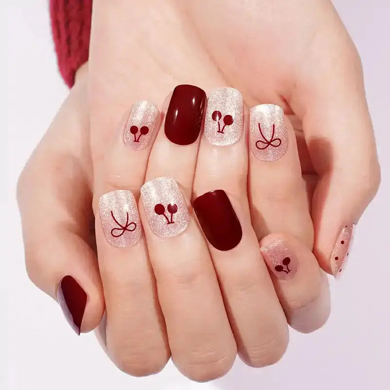 Cherry — Semi-Cured Gel Nail Wraps