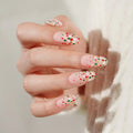 Color-wave-dot Design Christmas Strips — Semi-Cured Gel Nail Wraps