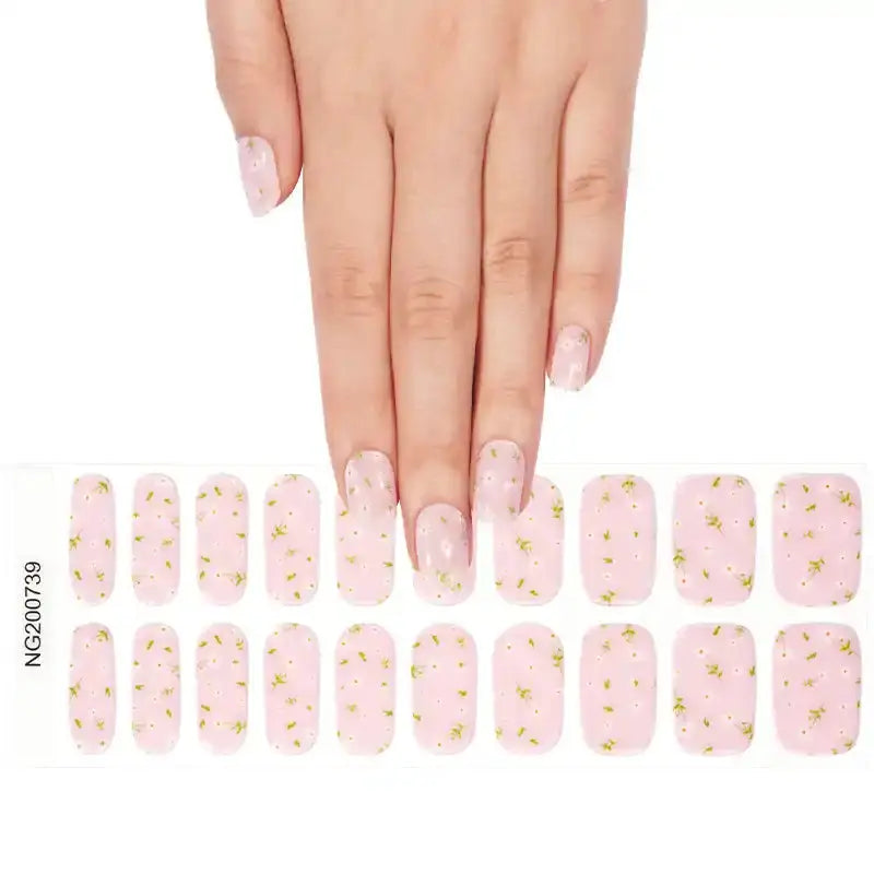 Daisy — Semi-Cured Gel Nail Wraps