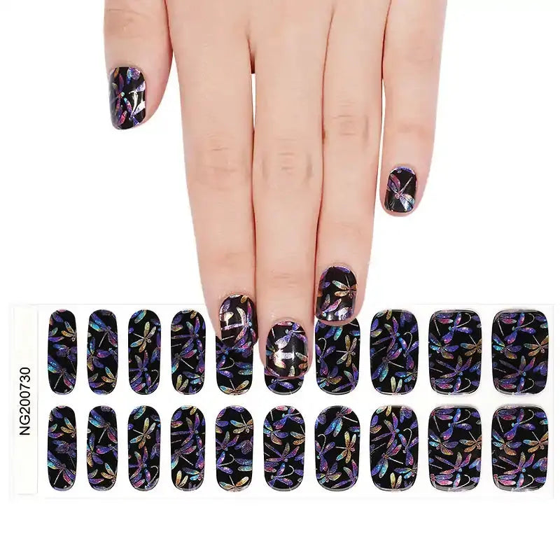 Dragonfly — Semi-Cured Gel Nail Wraps