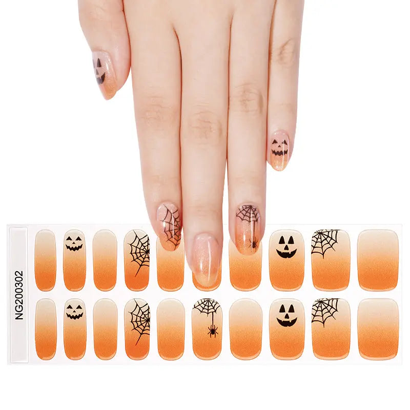 For Halloween Gel — Semi-Cured Gel Nail Wraps