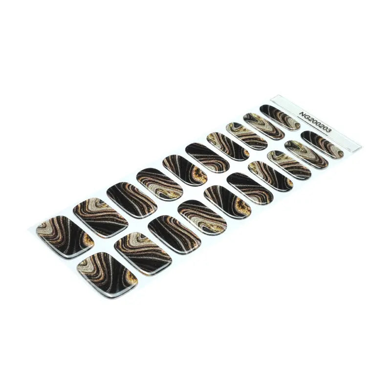 Gel Decals Volume Discount Bulk Glowing Marble — Semi-Cured Gel Nail Wraps