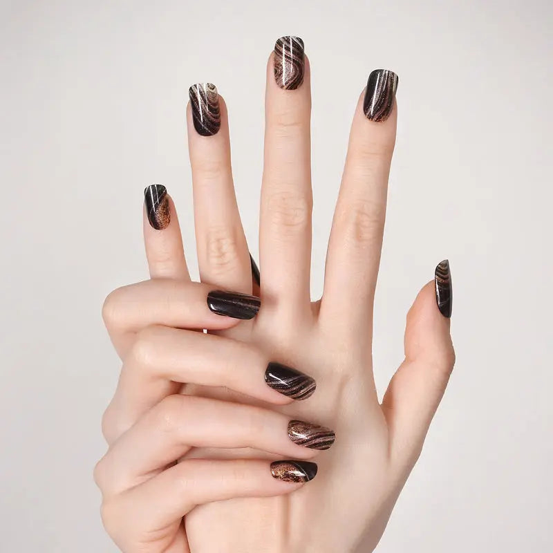 Gel Decals Volume Discount Bulk Glowing Marble — Semi-Cured Gel Nail Wraps