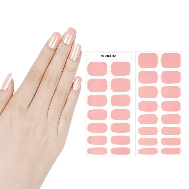 Pink Gel Polish — Semi-Cured Gel Nail Wraps