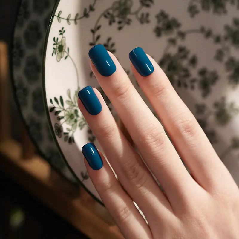 Product Classic Blue Art — Semi-Cured Gel Nail Wraps