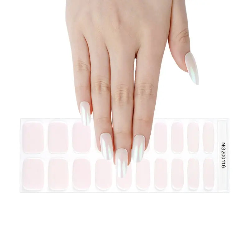 Light Pink — Semi-Cured Gel Nail Wraps