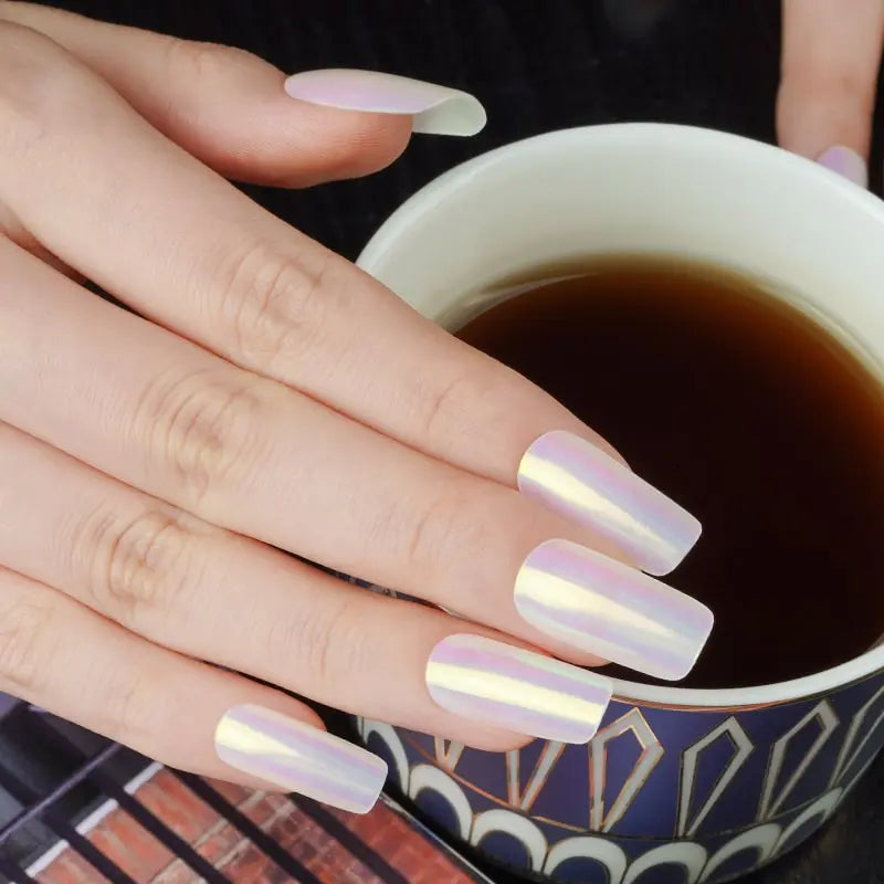 Vegan Blue — Semi-Cured Gel Nail Wraps
