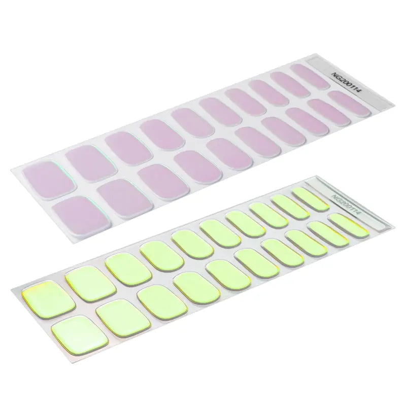 Vegan Blue — Semi-Cured Gel Nail Wraps