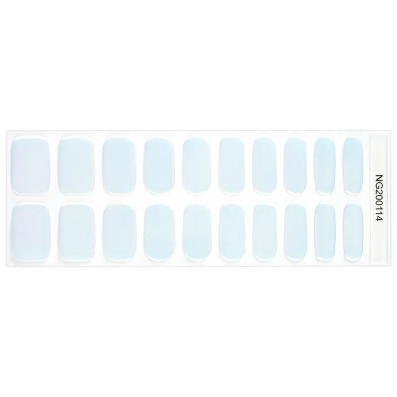 Vegan Blue — Semi-Cured Gel Nail Wraps