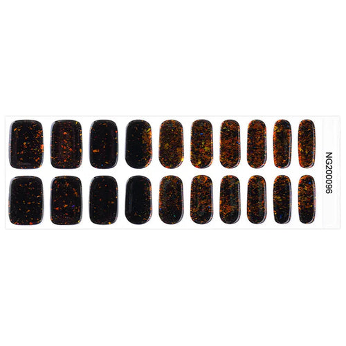 Amber Charm — Semi-Cured Gel Nail Wraps