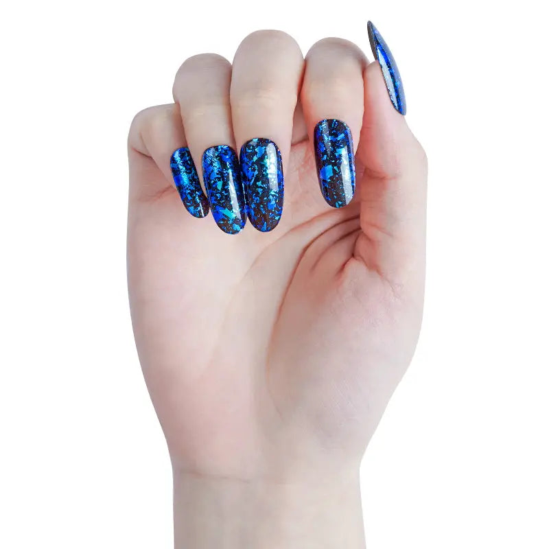 Blue Charm — Semi-Cured Gel Nail Wraps