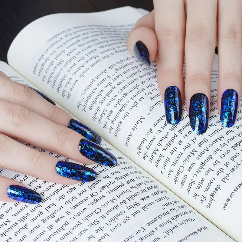 Blue Charm — Semi-Cured Gel Nail Wraps