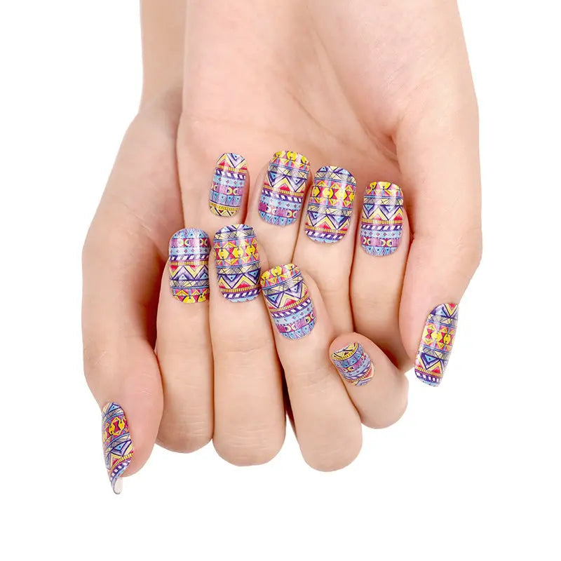 Gel Press On Knit Embossed — Semi-Cured Gel Nail Wraps