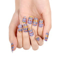 Gel Press On Knit Embossed — Semi-Cured Gel Nail Wraps